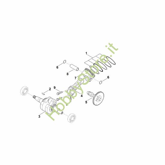 Picture of D - Albero motore, pistone EHC 600.0 (EHC600-0002)